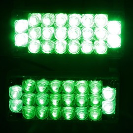 Lamparas LED Verde Auto Luz Parpadeante para Carros Tuning