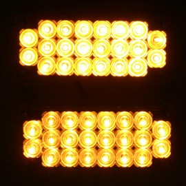 2 Luces Intermitentes LED para Carros Luz Ambar Adherente